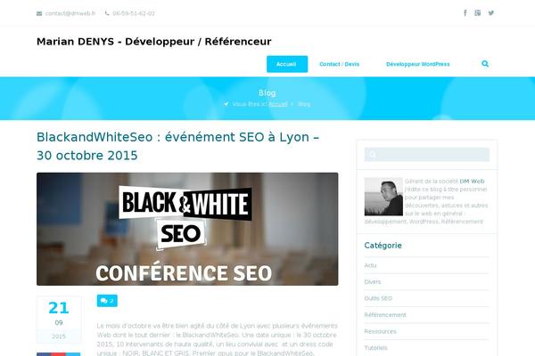 WordPress website example screenshot