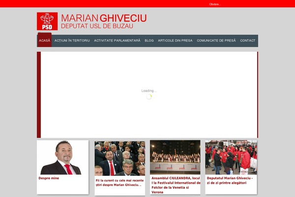 marianghiveciu.ro site used Psd