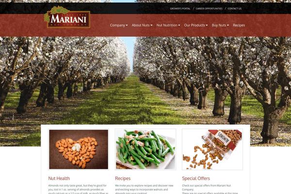 mariani theme websites examples