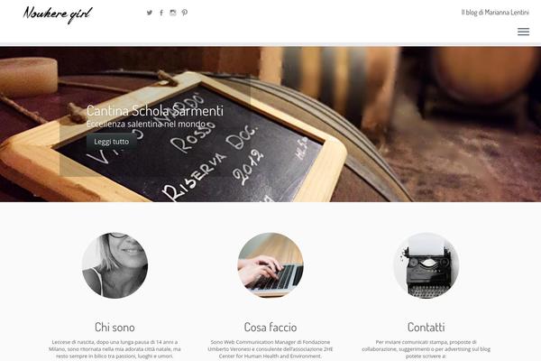 Customizr theme site design template sample