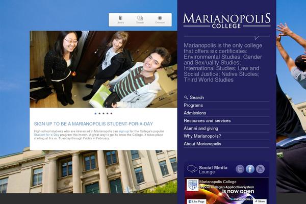 marianopolis.com site used Marianopolis2016