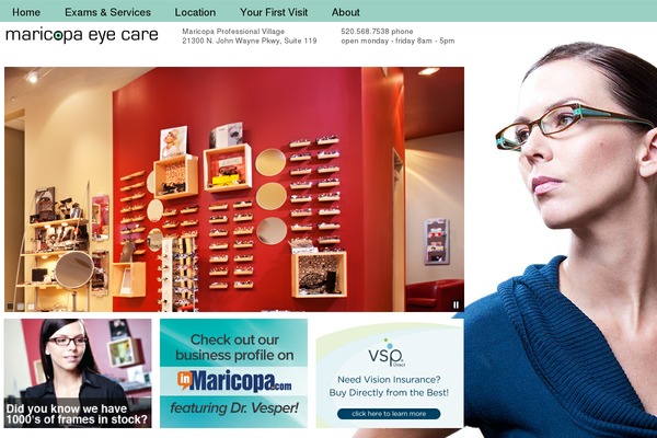 maricopaeyecare.com site used Copaeyecare