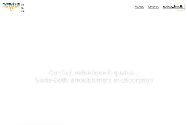 marie-beth.com site used Architecturer