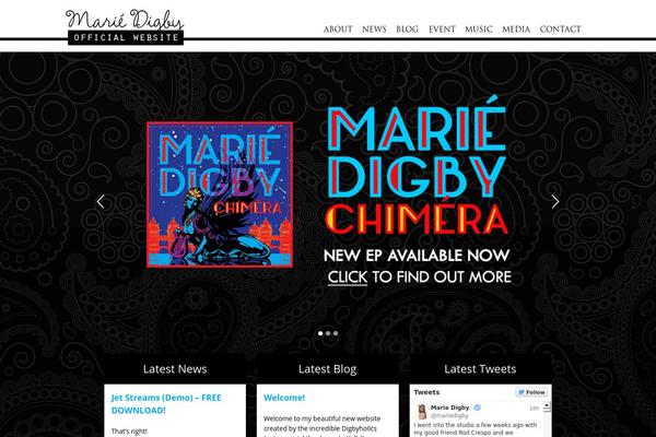 marie-digby.com site used Md_bw