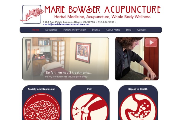 mariebowseracupuncture.com site used Mariebowseracupuncture