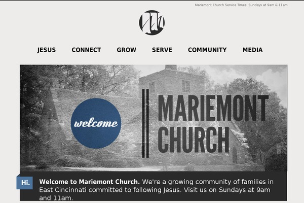 mariemontchurch.org site used Murtaugh HTML5-Reset-WordPress-Theme