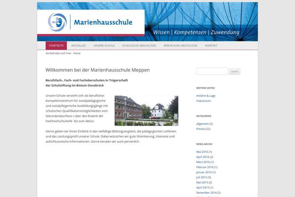 marienhausschule.de site used Marienhausschule