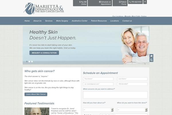 mariettaderm.com site used Marietta-derm