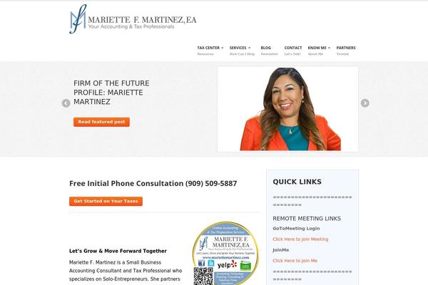 mariettemartinez.com site used Mariette
