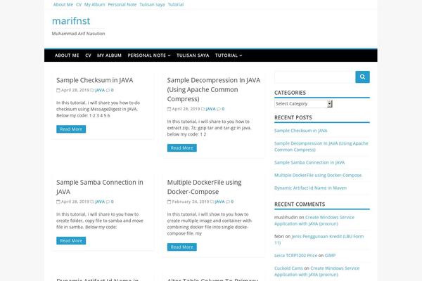 Matata theme site design template sample