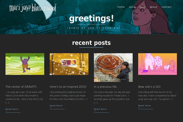 WordPress website example screenshot