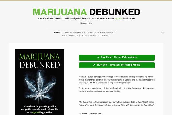 marijuanadebunked.com site used Calmer