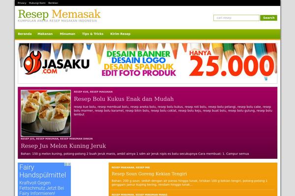 marimemasak.com site used Resep