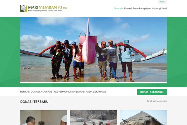 marimembantu.org site used Crowdpress