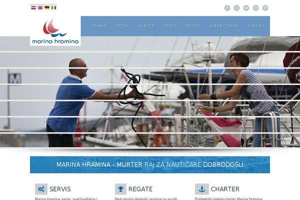 marina-hramina.com site used Hramina