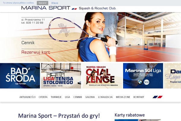 marina-sport.pl site used Marinasport