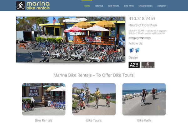 Infinite theme site design template sample