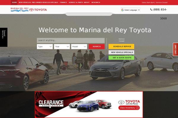 marinadelreytoyota.com site used Dealer Inspire