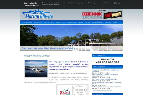 marinagliwice.pl site used Marina