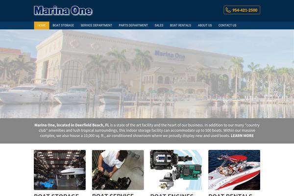 marinaone.com site used Marinatheme