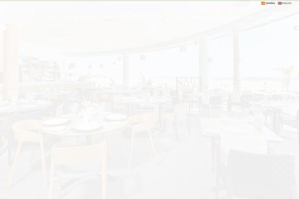 Cinnamon-restaurant theme site design template sample