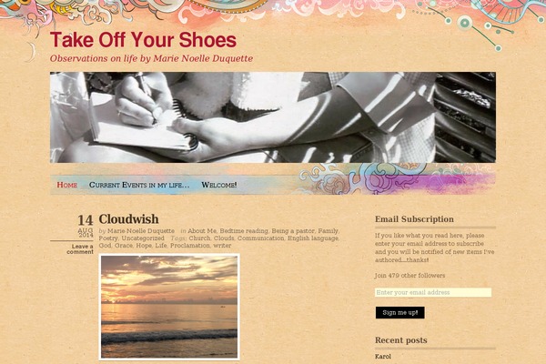 WordPress website example screenshot
