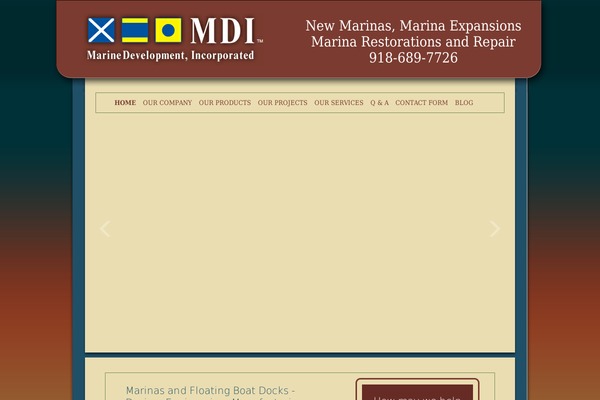 Mdi theme site design template sample