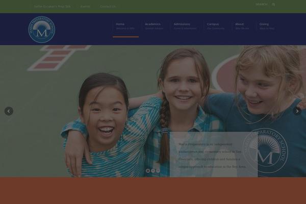 University theme site design template sample