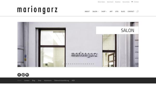Divi theme site design template sample