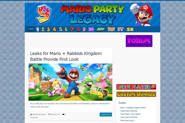mariopartylegacy.com site used Icons