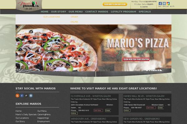 mariosbigpizza.com site used Marios