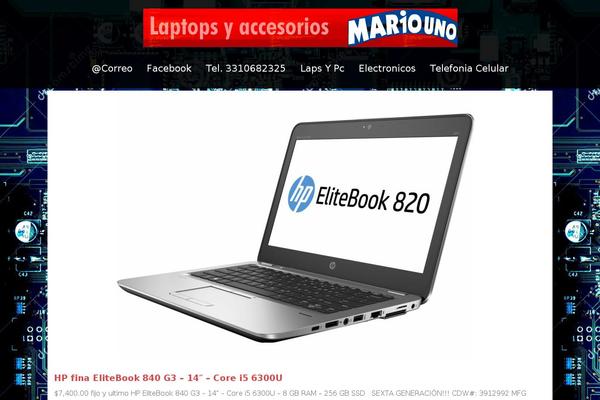 mariouno.com site used Gravida
