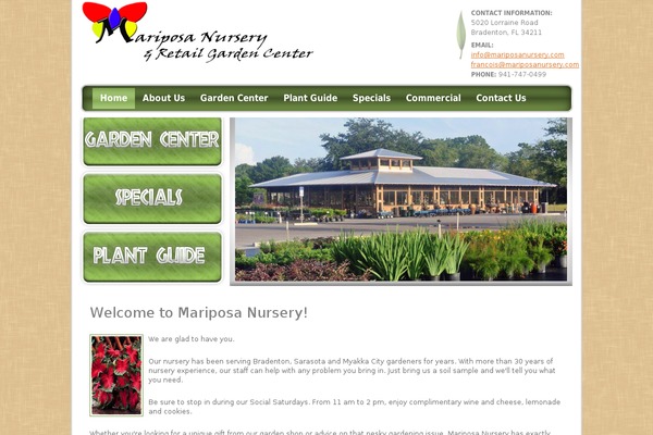 mariposanursery.com site used Business-wp13