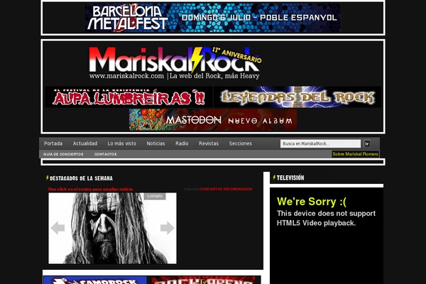mariskalrock.com site used Mariskalrock