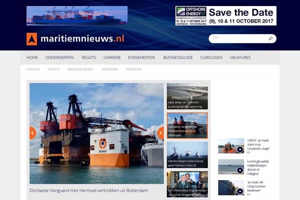 maritiemnieuws.nl site used Navingo20