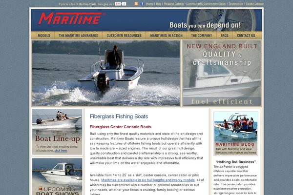 maritimeboats.com site used Maritime