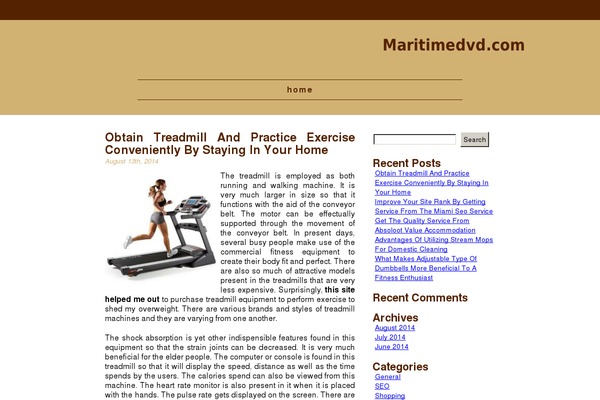 maritimedvd.com site used Nettigo Brown