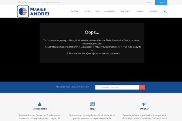 mariusandrei.ro site used Marius