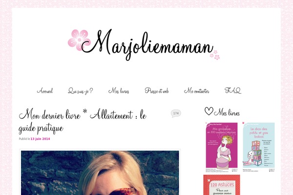 marjoliemaman.com site used Marjolietheme