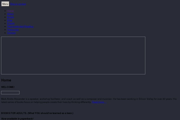 WordPress website example screenshot