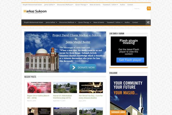 Sahifa theme site design template sample