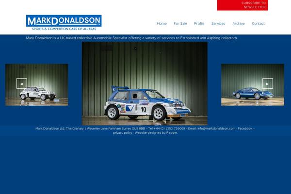 markdonaldson.com site used Markdonaldson