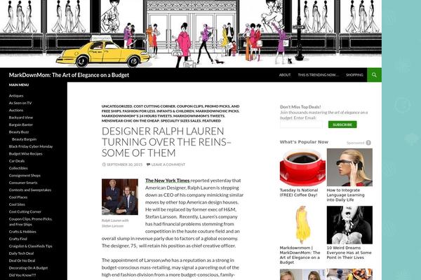 Twenty Fourteen theme site design template sample
