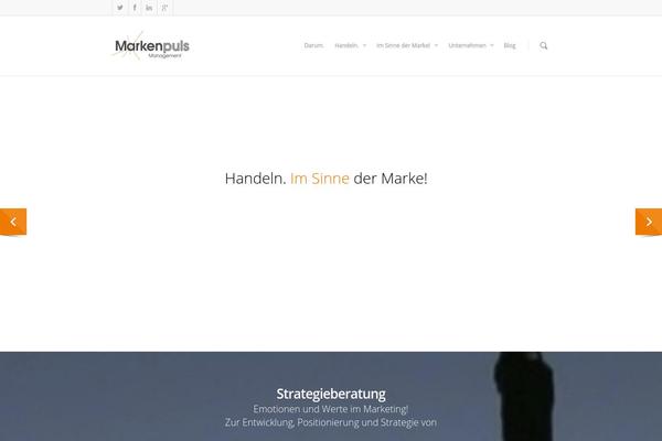 Salient theme site design template sample