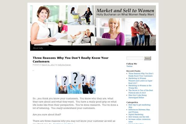 WordPress website example screenshot