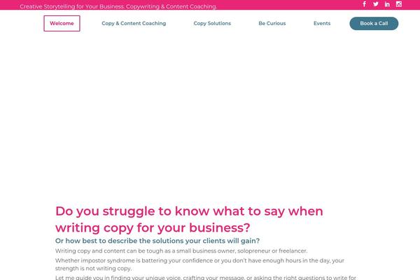 WordPress website example screenshot