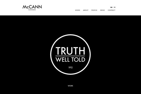 Mccann theme site design template sample