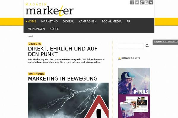 marketer-magazin.de site used Marketer-magazin