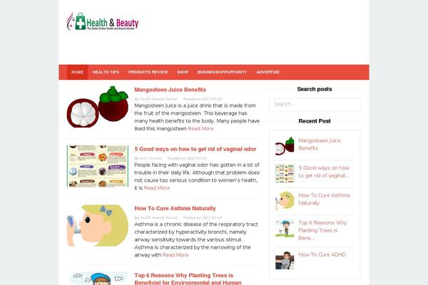 markethealthbeauty.com site used Superfast-child