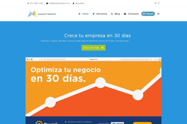 WordPress website example screenshot